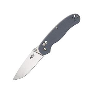 Firebird Folding Pocket Knife FB727S Carbon Fiber Handle w/Clip 440C Stainless Steel Blade - Gray
