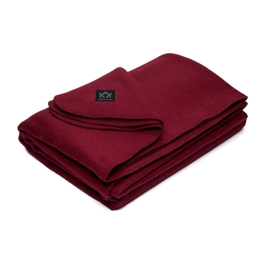 Military Wool Blanket - Wine
