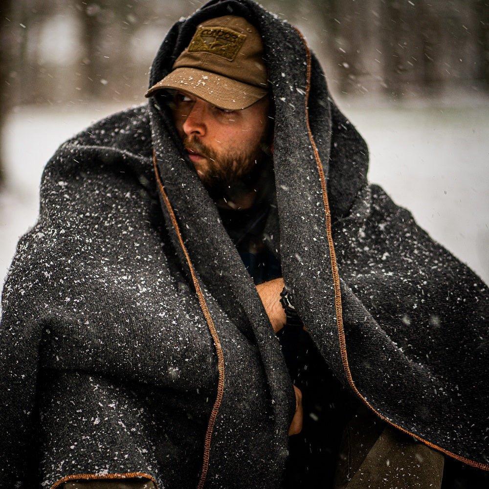 Military Wool Blanket - Wine