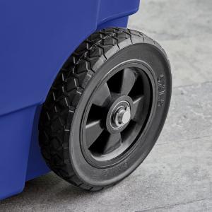 110 Qt. Mobile Rotomolded Outdoor Cooler Ice Chest - NAVY (blue)