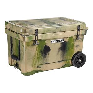 45 Qt. Mobile Rotomolded Outdoor Cooler Ice Chest - CAMOUFLAGE 