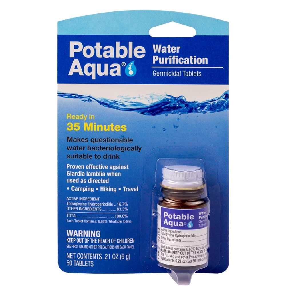 Emergency Drinking Water Treatment (50 Germicidal Tablets)
