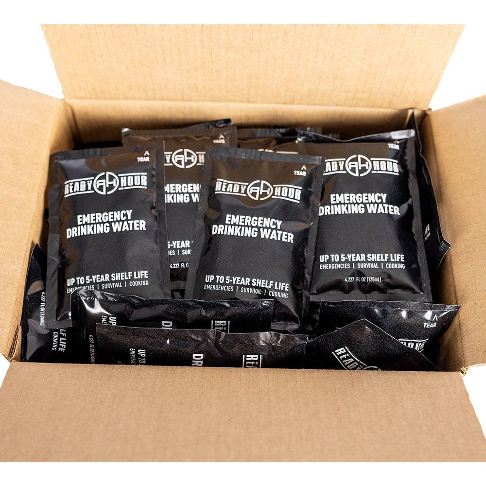 Emergency Water Pouch Case Pack (64 Pouches)