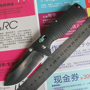Ganzo G720 Tactical Folding Knife Multi Tool Window Breaker 440C Blade G10 Handle