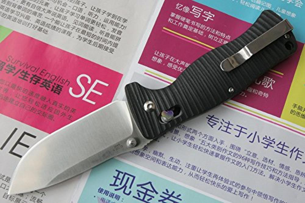 Ganzo G720 Tactical Folding Knife Multi Tool Window Breaker 440C Blade G10 Handle