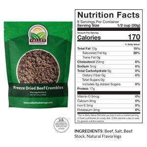 Premium Freeze-Dried Meat Bucket