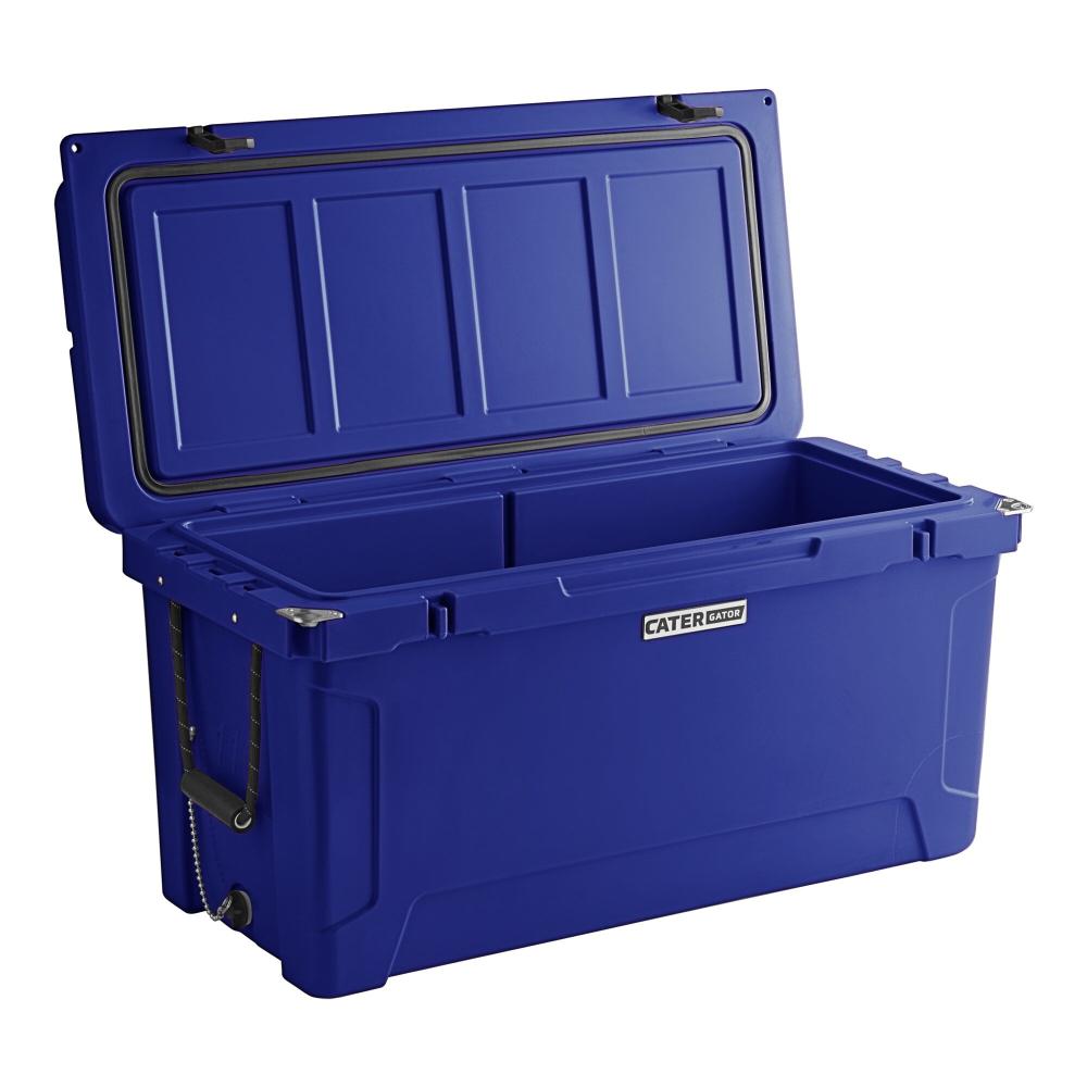 CaterGator CG100NV Navy 110 Qt. Rotomolded Outdoor Cooler / Ice Chest