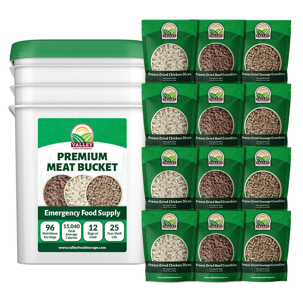 Premium Protein Bucket With Freeze-Dried Meat