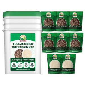 Freeze-Dried Beef & Rice Bucket