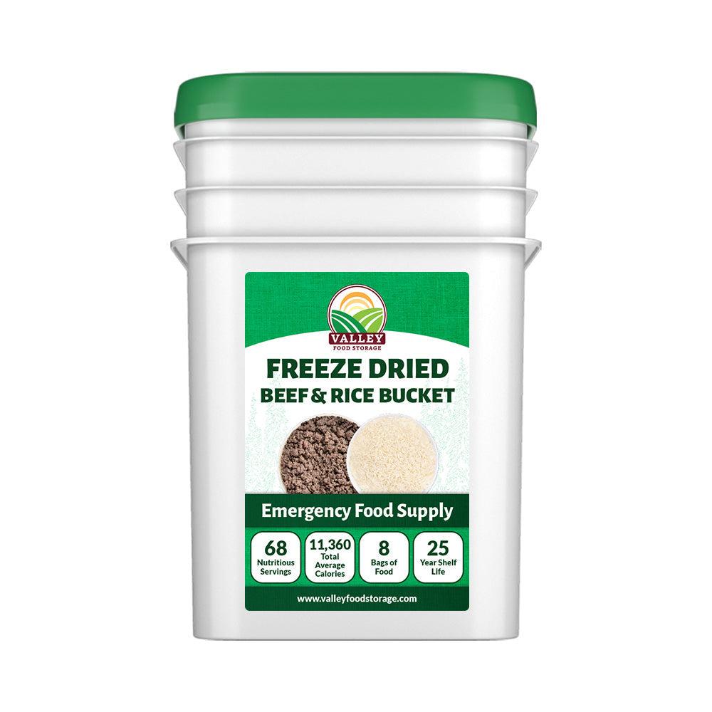 Freeze-Dried Beef & Rice Bucket