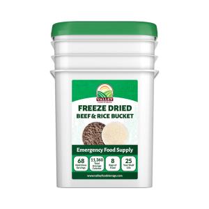 Freeze-Dried Beef & Rice Bucket
