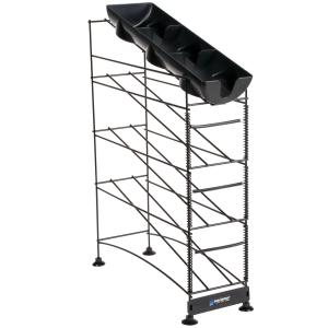 Vertical 8 - 44 oz. Countertop 3 Cup / 1 Lid Organizer / Dispenser