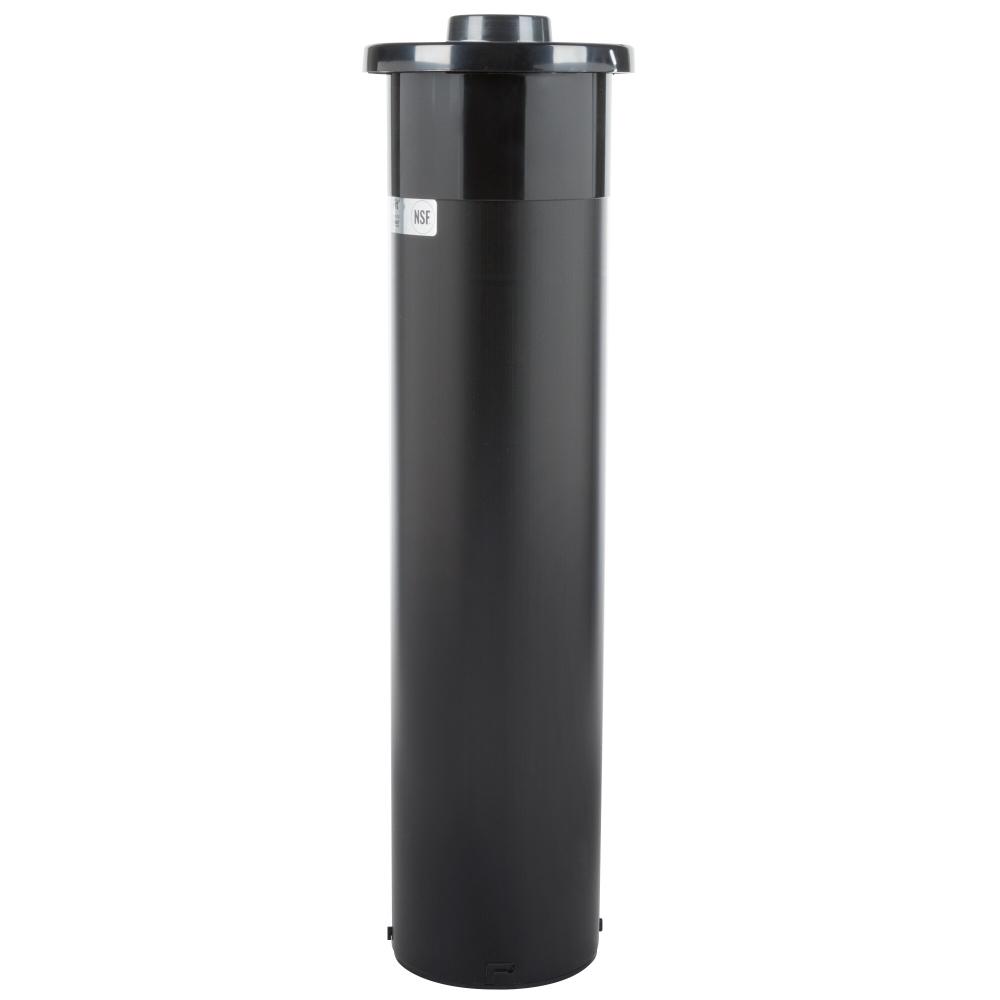 San Jamar EZ-Fit® In-Counter 8 - 46 oz. Cup Dispenser with White Gasket - 23 1/4" Long