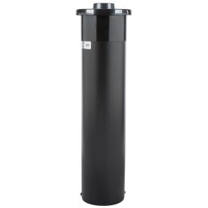 San Jamar EZ-Fit® In-Counter 8 - 46 oz. Cup Dispenser with White Gasket - 23 1/4" Long
