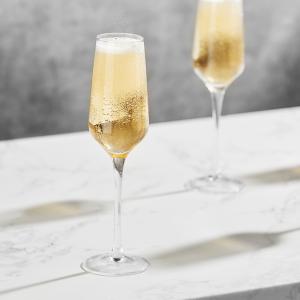 Della Luce Astro 8 oz. Flute Glass - 6/Pack