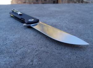 Pocket Folding Knife G10 Handle D2 Steel Hunting Camping Outdoor EDC Knife - Gray