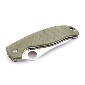 Folding Pocket Knife 440C Stainless Steel Blade G10 Handle with Clip Camping Fishing Hunting Outdoor EDC