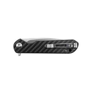  Pocket Folding Knife EDC D2 Steel Blade Carbon Fiber Handle