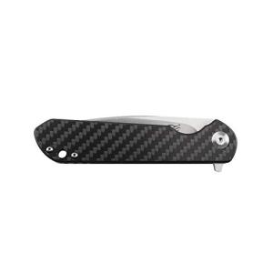  Pocket Folding Knife EDC D2 Steel Blade Carbon Fiber Handle