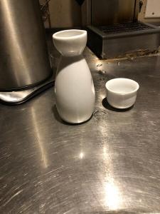 6 oz. Bright White Sake Bottle - 12/Pack