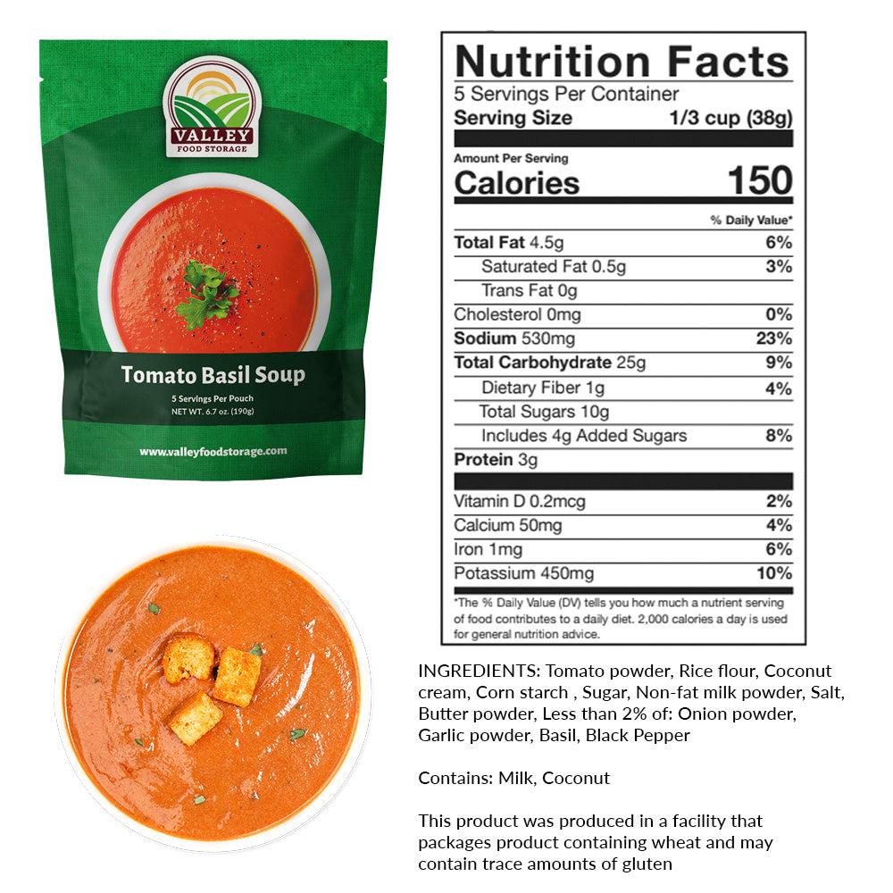 Tomato Basil Soup - Single Pouch