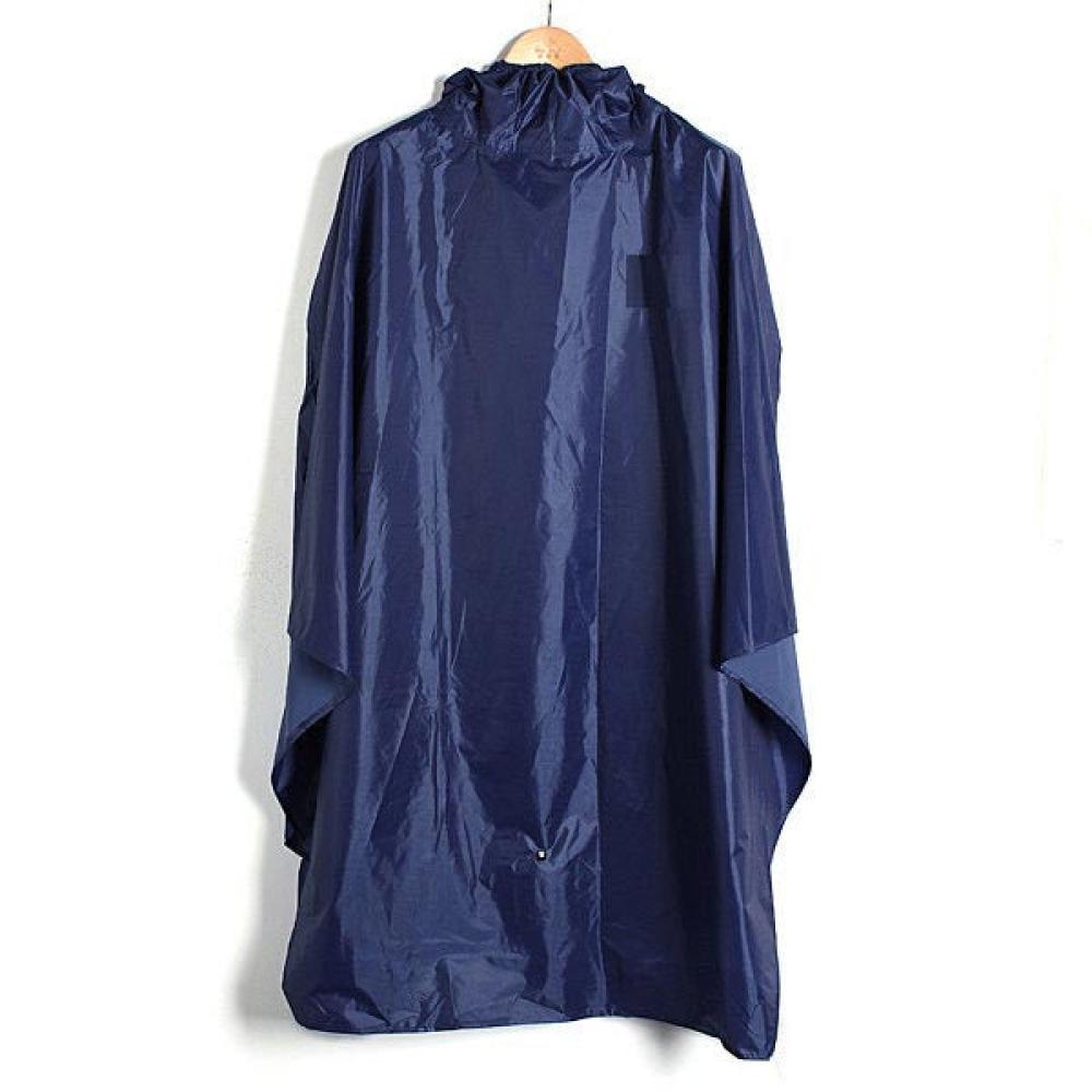 Windproof Hooded Cycling Bike Bicycle Raincoat - Light Blue