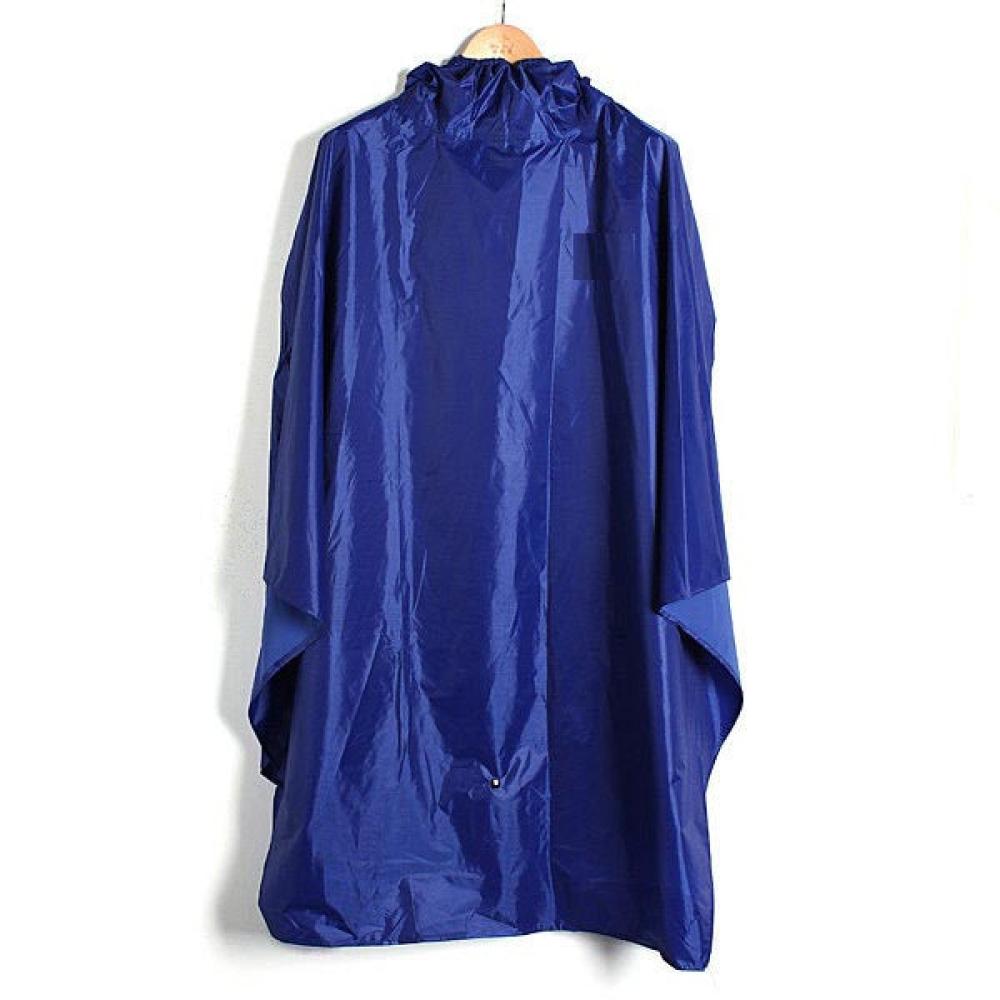 Windproof Hooded Cycling Bike Bicycle Raincoat - Light Blue