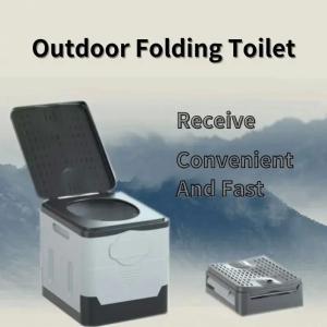 Portable Toilet for Camping Adult Foldable for Car, Boat, Travel, Hiking, Long Trips, Collapsible, Waterproof Sturdy Emergency Toilet