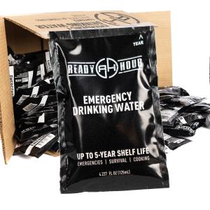 Emergency Water Pouch Case Pack (64 pouches) by Ready Hour