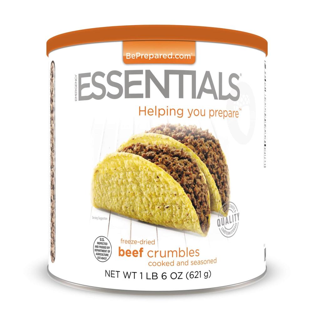 30-Day - Premium Emergency Meal Kit In Steel #10 Cans (Includes Real Meat)