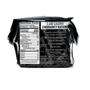 Emergency Ration Bars (7-Pack) / 2400 Calories per Package (16,800 Calories Total)