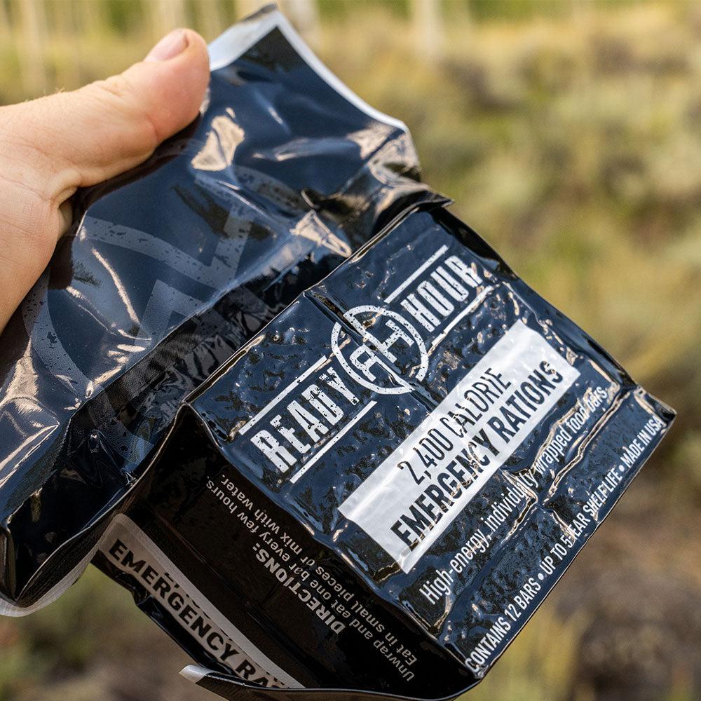 Emergency Ration Bars (7-Pack) / 2400 Calories per Package (16,800 Calories Total)