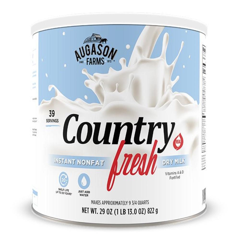 Country Fresh Instant Nonfat Dry Milk - #10 Can / 39 Servings