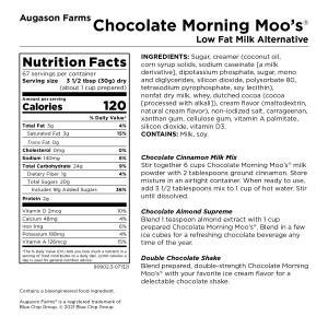Chocolate Morning Moo's Milk Alternative. MMMM Good! #10 Can / 67 Servings