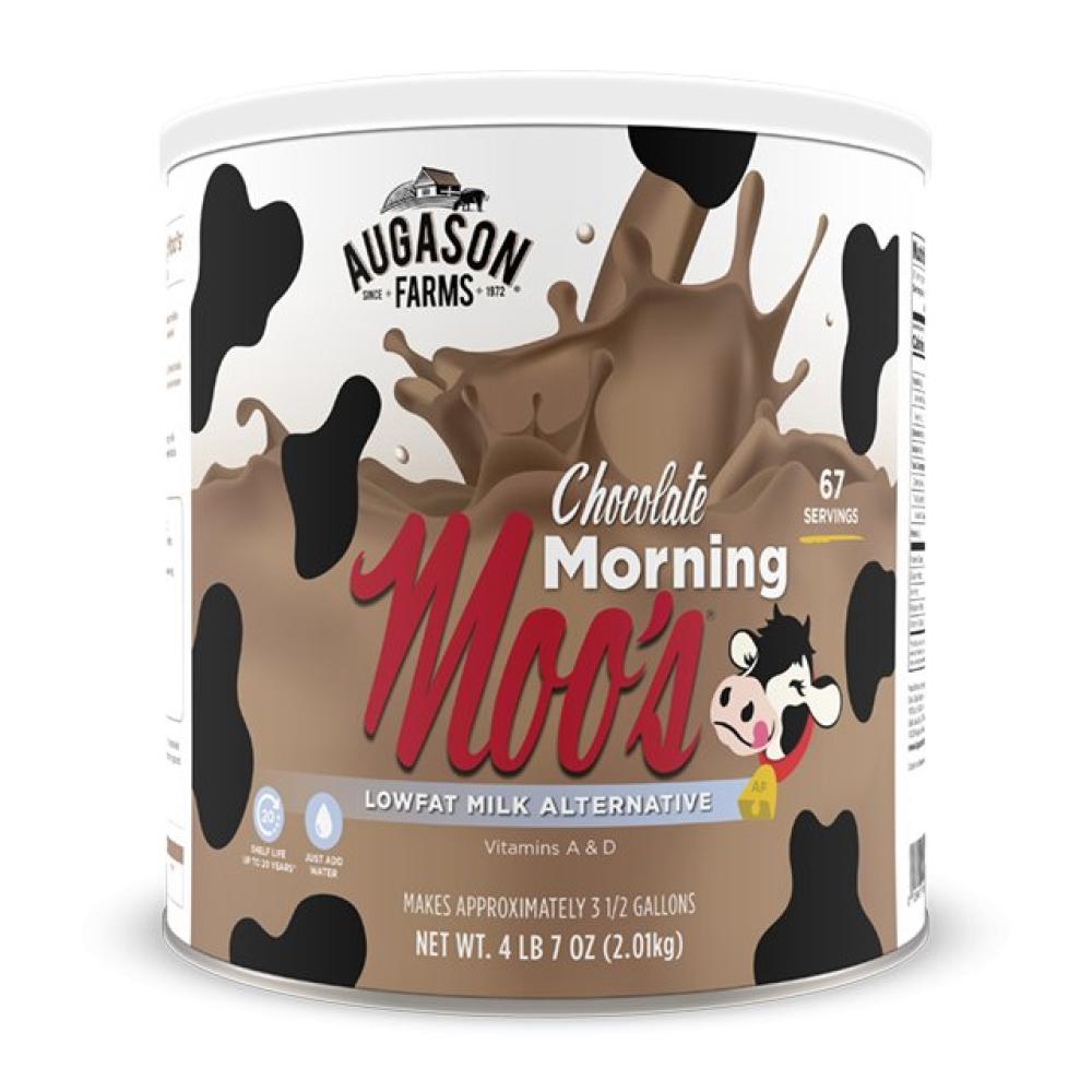 Chocolate Morning Moo's Milk Alternative. MMMM Good! #10 Can / 67 Servings
