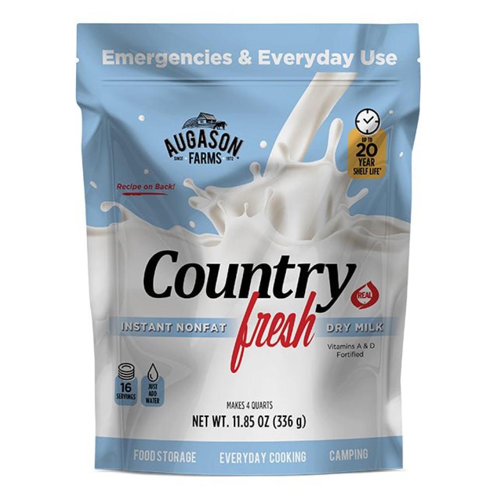 Country Fresh Instant Nonfat Dry Milk Pouch, 16 Servings Each Pouch