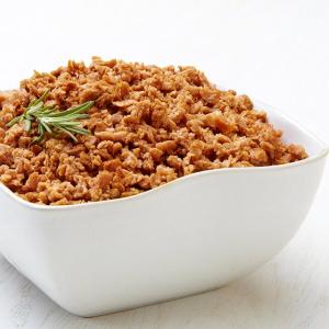 Beef-Flavored Vegetarian Meat Substitute