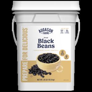Dried Black Beans 4-Gallon Pail, 237 Servings