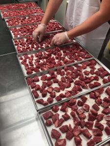 Freeze Dried Uncooked Beef Stew Cubes