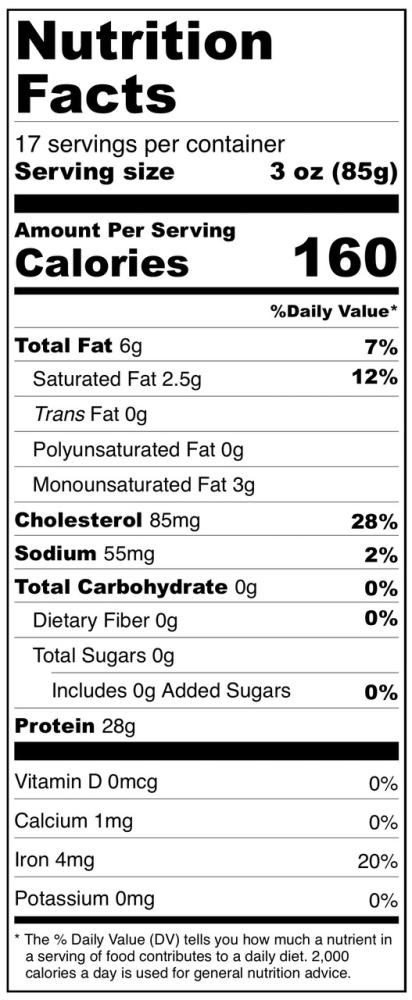 Freeze Dried Uncooked Beef Stew Cubes