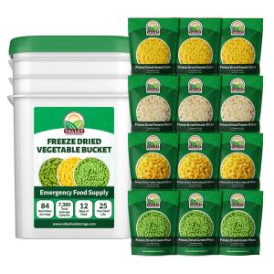 Freeze Dried Vegetables Bucket