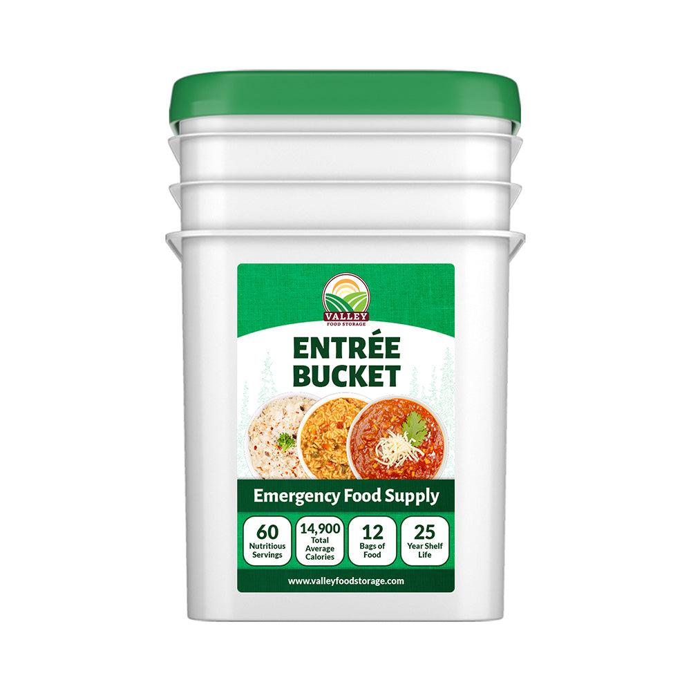 Lunch & Dinner Entrée Bucket 12 Pouches / 60 Servings!