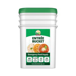 Lunch & Dinner Entrée Bucket 12 Pouches / 60 Servings!
