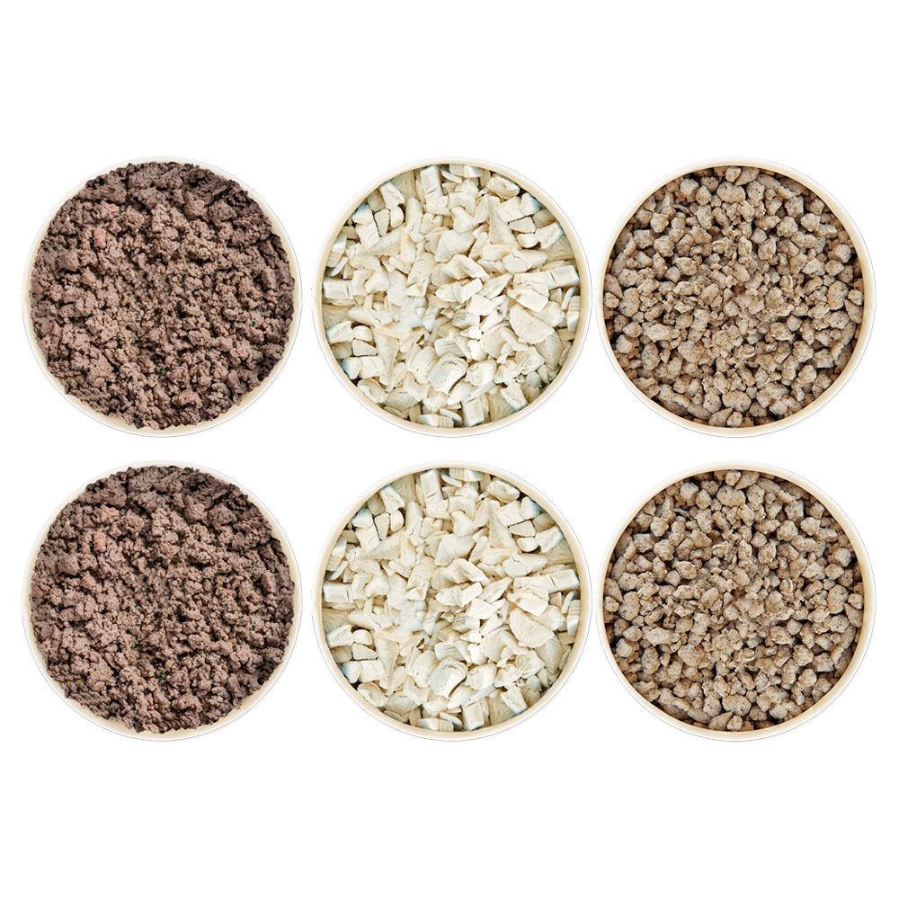 Freeze-Dried Meat, 6 Pouches (2 chicken, 2 sausage, 2 beef)