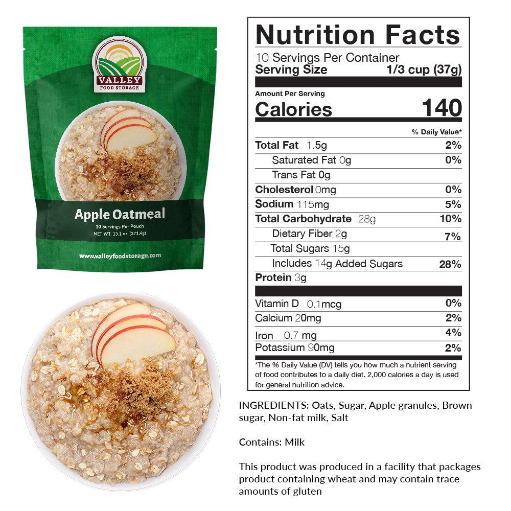 Apple Oatmeal - Single Pouch
