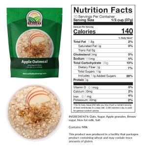 Apple Oatmeal - Single Pouch