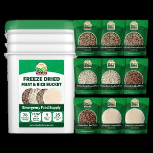 Freeze Dried Meat & Rice Bucket