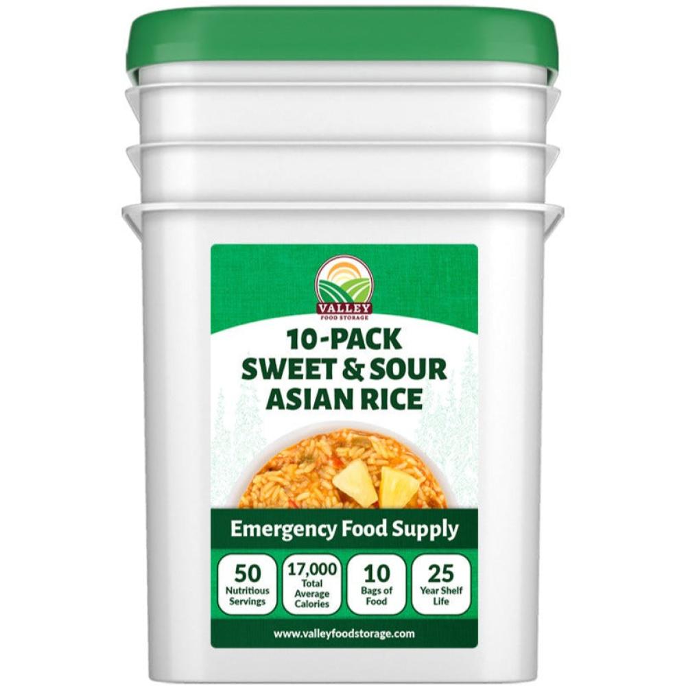 Sweet and Sour Asian Rice 5 Servings Per Pouch, YUMMMM!