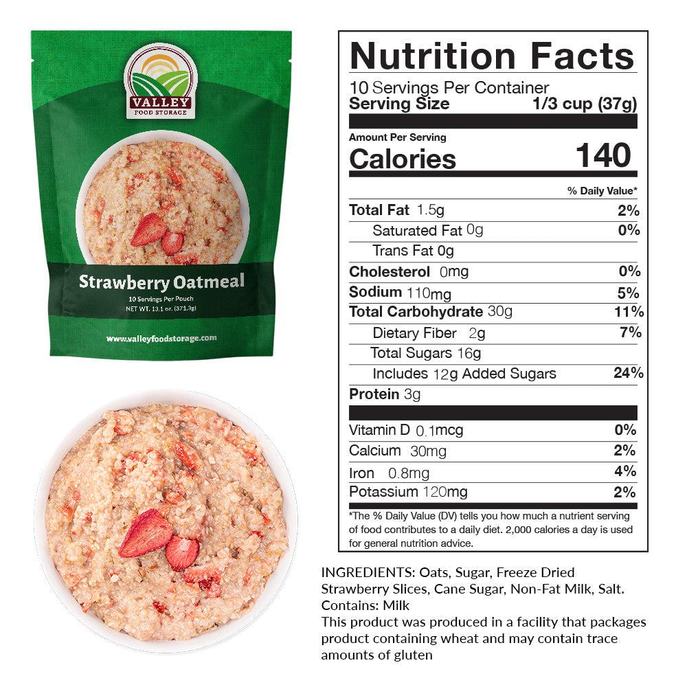 Strawberry Oatmeal - Tasty Single Pouch