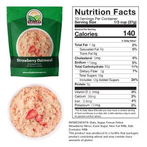 Strawberry Oatmeal - Tasty Single Pouch